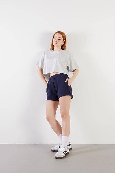 Addax Pocketed Elastic Waist Shorts SH1010-n12