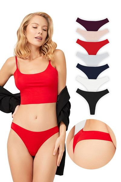 Cottonhill Базови памучни дамски прашки 7 бр