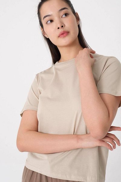 Addax Basic-T-Shirt mit Rundhalsausschnitt P1410-s11