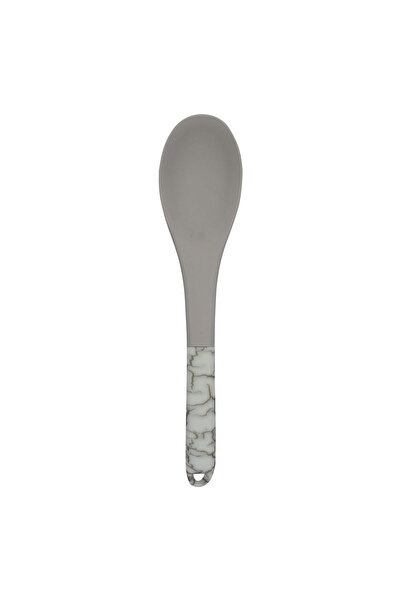 Alsaif Gallery Sword Gallery Silicone Spoon with Marble Handle - Grey