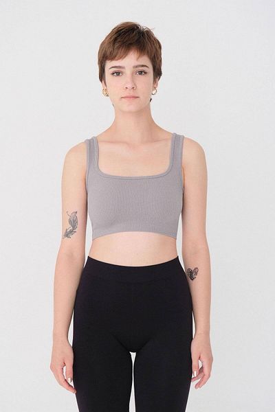 Addax Square Neck Seamless Crop Athlete A0187-l5