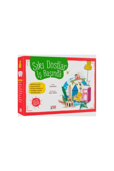 Minik Ada Yayınları Sıkı Dostlar İş Başında (10 Kitap) 3.Sınıf Okuma Kitapları