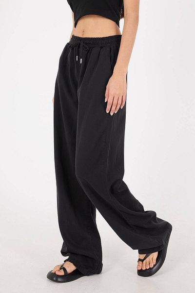 Addax Lace-up Wide Leg Trousers - PN4707-PNU