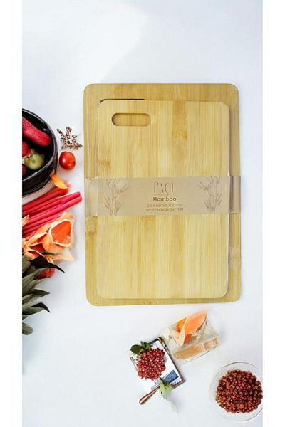 Bayev 34X24 Bamboo Cutting Board Set of 2 - 700639
