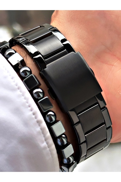 Frank Alex TAKVİMLİ FUNCTION SİYAH METAL ERKEK KOL SAATİ