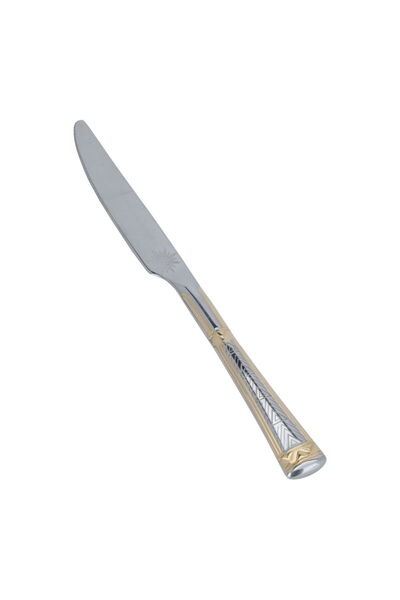 Alsaif Gallery Sword Gallery Steel Knife Set, Triangle Pattern, 6 Pieces - Si...