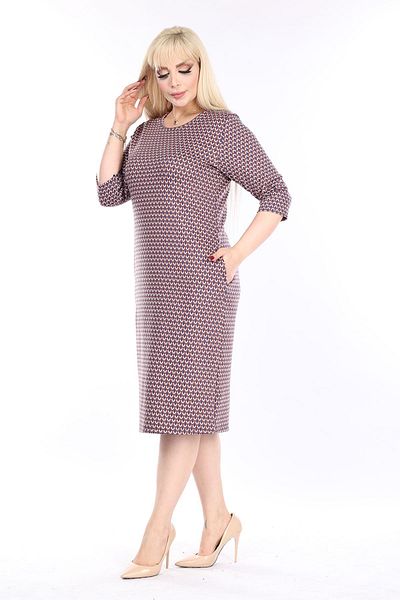 modayız Double Pocket Winter Plus Size Dress 31A-2481