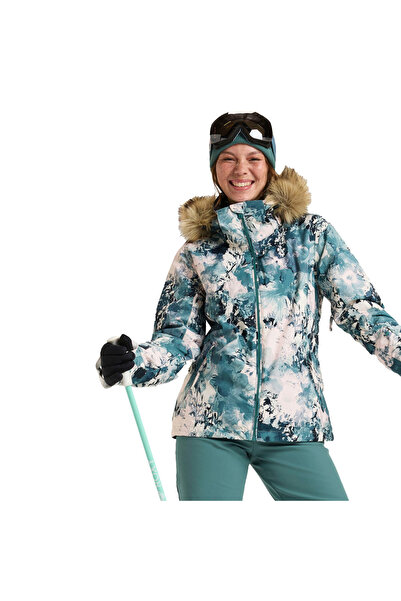 Roxy Jet Ski Kadın Kırmızı Snowboard Ceketi KADIN SNOWBOARD CEKETİ ERJTJ03481