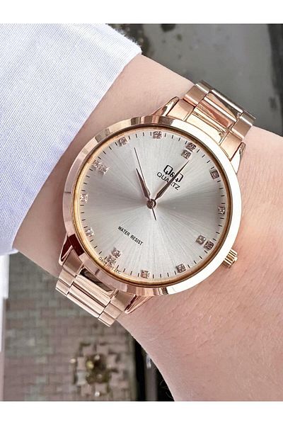 Q&Q Women's Metal Cord Wristwatch
