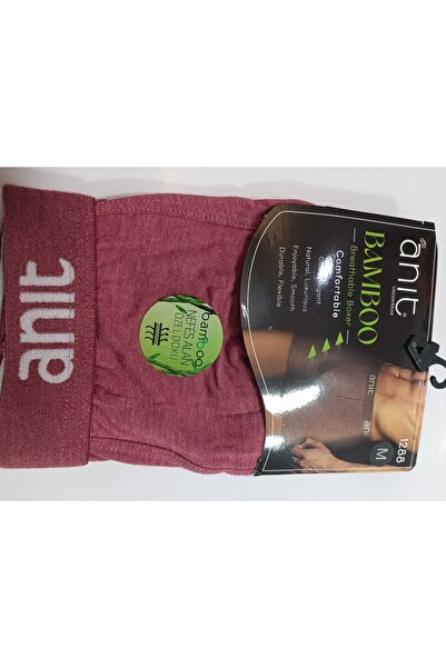 Anıt 6 Pcs Solid Color Lycra Breathable Bamboo Men's Boxers 96% Bamboo 4% Lycra