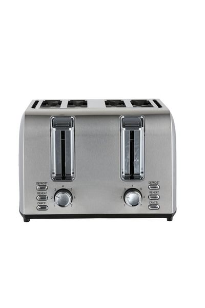 HOMİX 1500W 7-Settings Control Modes 4-Slice Pop-Up Toaster - 2 Years Warranty