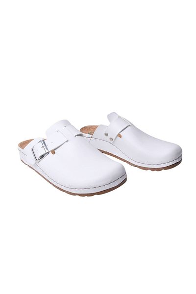 FLY SOFT S183 Λευκές ανδρικές παντόφλες Sabo