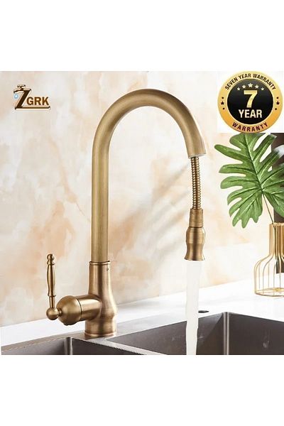 OEM Antique Color Spiral Fountain Kitchen Sink Faucet - Imported