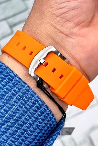 Ferrucci Function, 3atm, Turuncu Renk Silikon Kordon Erkek Kol Saati, Sdfer138