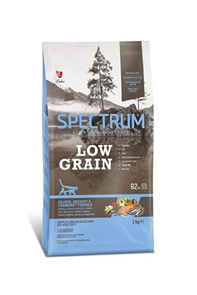Spectrum Low Grain Somonlu Hamsili Kızılcıklı Yetişkin Kedi Maması 2 Kg