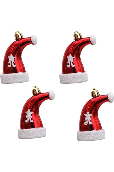 karinabest 4Pcs Festive Christmas Ornaments - Distinctive Festival Decoration, Stylish Tree Hangings