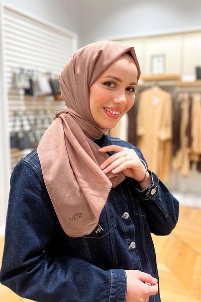 Armine Soft Pink Solid Color Cotton Seher Shawl - 24035