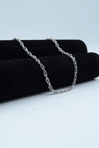 Özgül Silver Steel Necklace