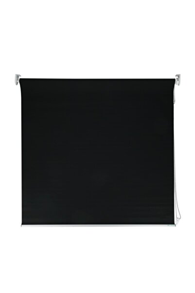micasa Contemporary Design Plain Blackout Roller Blind Black 150 x 240cm