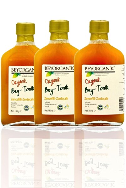 BEYORGANİK Organik Bey Tonik 3*lü 500ml (ZERDEÇALLI-ZENCEFİLLİ) (PESTİSİT ANALİZLİ)