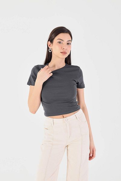 Addax T-shirt Crew Neck Basic P15686-T8