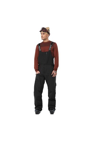 Salomon Absolute Bib Men's Black Ski Pants Men's Ski Pants Lc2323200