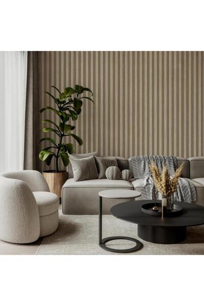Adawall OMEGA 23211 Serisi | Düz Şerit Desen Duvar Kağıdı / 16,5 m2