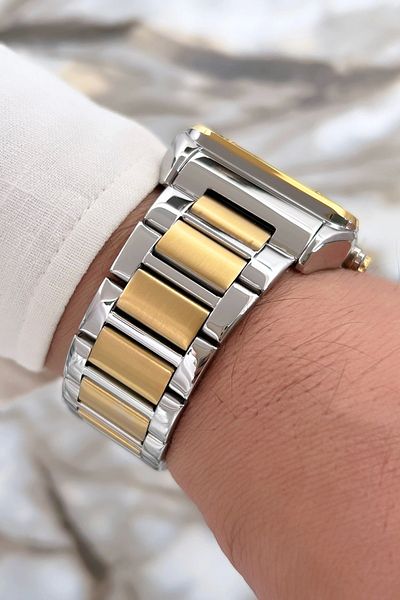 Ferrucci Function New Season Men's Wristwatch Steel Cord Silver-gold Sdfer068