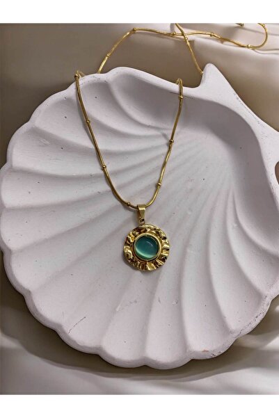 Vola Collection الصلب خمر حجر المرأة قلادة