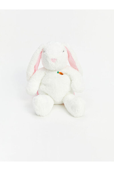 LC Waikiki Girl's Plush Sirt with Rabbit Figure - W4Cn69Z4