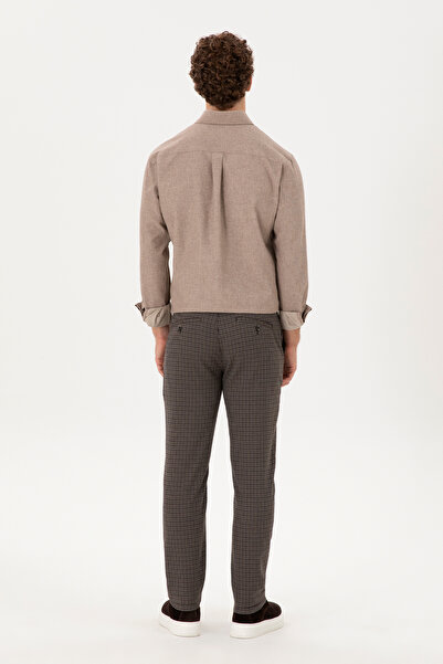 U.S. Polo Assn. Erkek Mor Kanvas Pantolon 50291198-VR038
