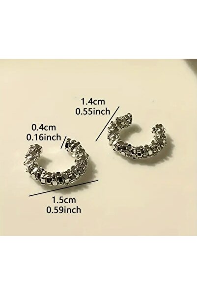 Idilduru kozmetik 2'li eklem küpe