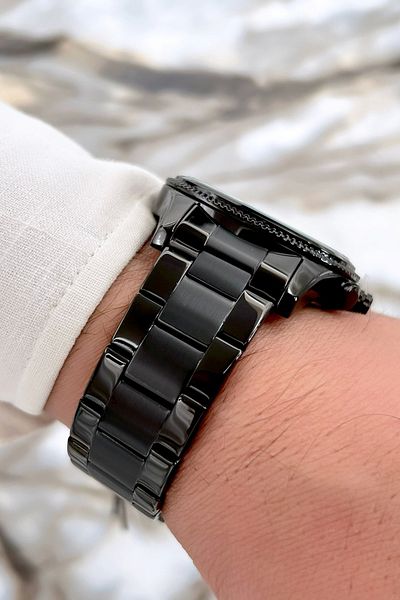 Ferrucci Black Steel Cord Function New Season Men's Wristwatch Sdfer073