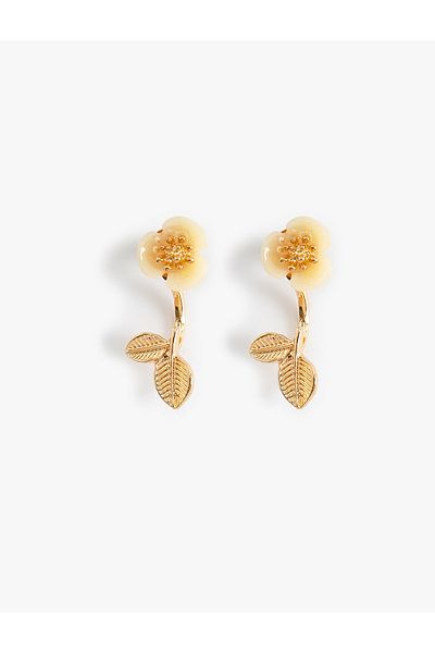 Koton Steel Alloy Flower Earrings