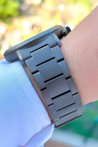Ferrucci Men's Wristwatch with Calendar Steel Cord 3 Atm Water Resistant Bracelet Gift