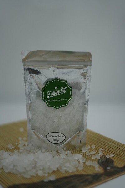 Doğal Limon Tuzu 100 gr – Ferahlatıcı Ve Katkısız