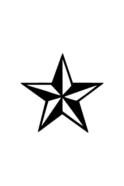 Generic Brand Starfish Design Sticker Rigging Vehicle&Motor&Decor 10 X 10 cm