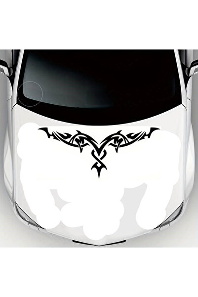 Generic Brand Tribal Wing Auto Hood Sticker 90 X 38 cm