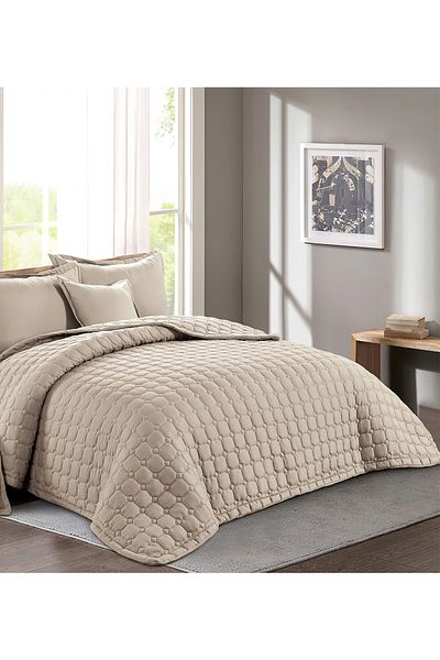 Generic Compressed Comforter Set Double Size one color, 6 Pieces, King Size