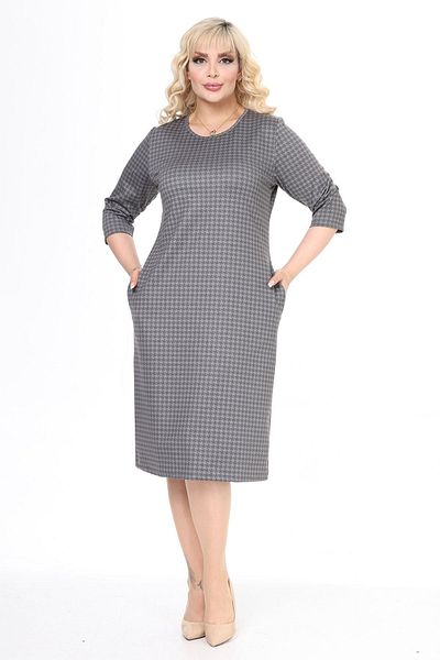 modayız Double Pocket Winter Plus Size Dress 6E-2477