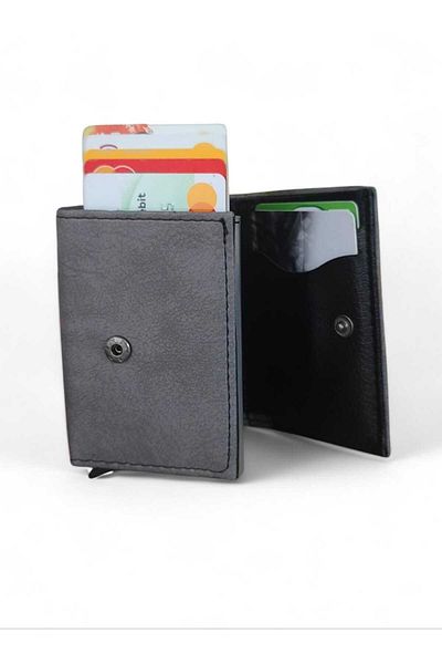 LEXA Πορτοφόλι Nubuck με Μηχανισμό RFID Protected Card Holder