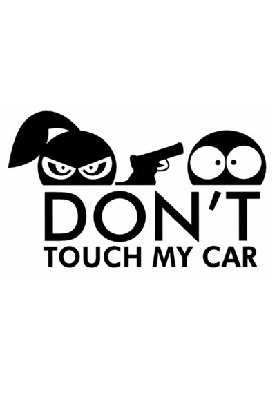 pınaxar Don'T Touch My Car Sticker 10 X 6 cm