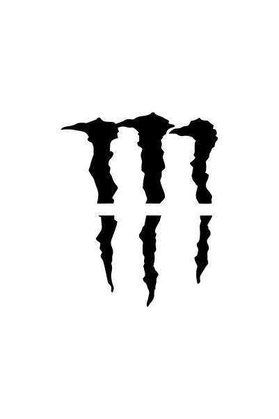 FARKSHP ملصق مخلب الوحش 20 × 24 سم