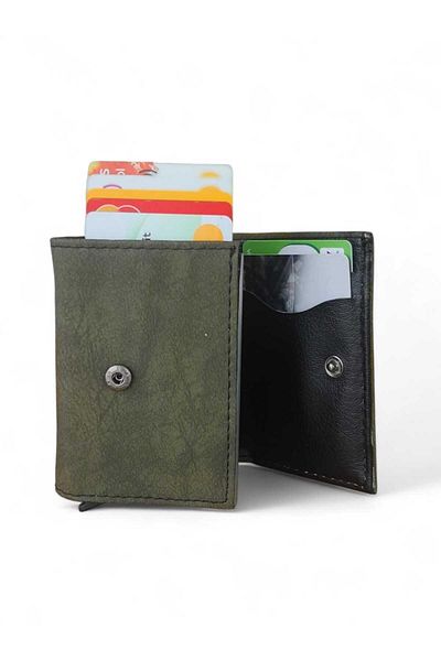 LEXA Πορτοφόλι Nubuck με Μηχανισμό RFID Protected Card Holder