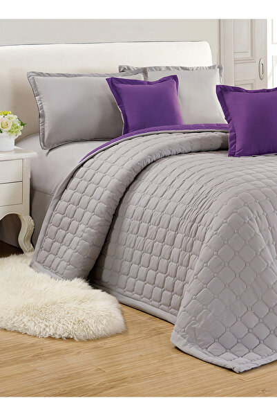 Generic Compressed two-sided Comforter Set Double Size Tow color, 6 Pieces, King Size