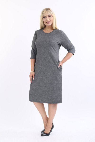 FARBAPLUS Jacquard Pocketed Winter Plus Size Dress 22e-2179