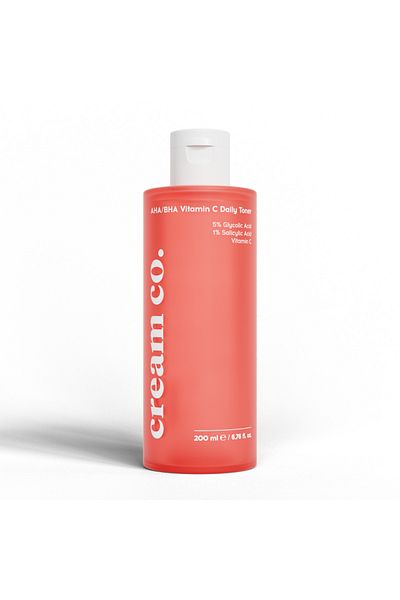 Cream Co. 200 ml Aha/Bha C-Vitaminsäure-Peeling, Pflege und Karmapflege in der Hautpflege