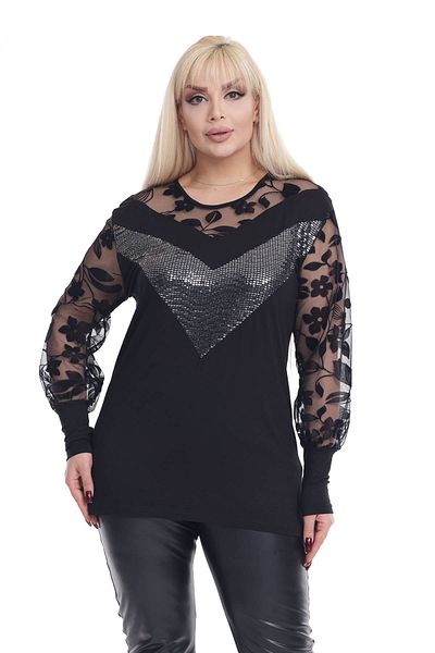 modayız Plus Size Glittering Blouse - 21B-2280