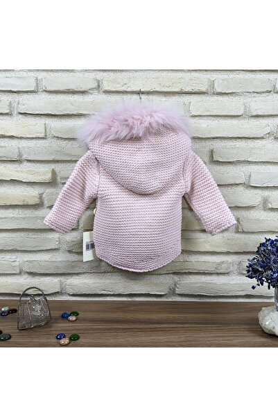 Nipperland Natural Way Furry 100% Organic Cotton Lined Strick Very Elegant Baby Cardigan