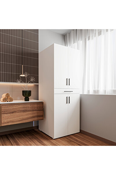 RENAZZO Çamaşır Makinesi Dolabı Kurutma Makinesi Dolabı %100 Mdf